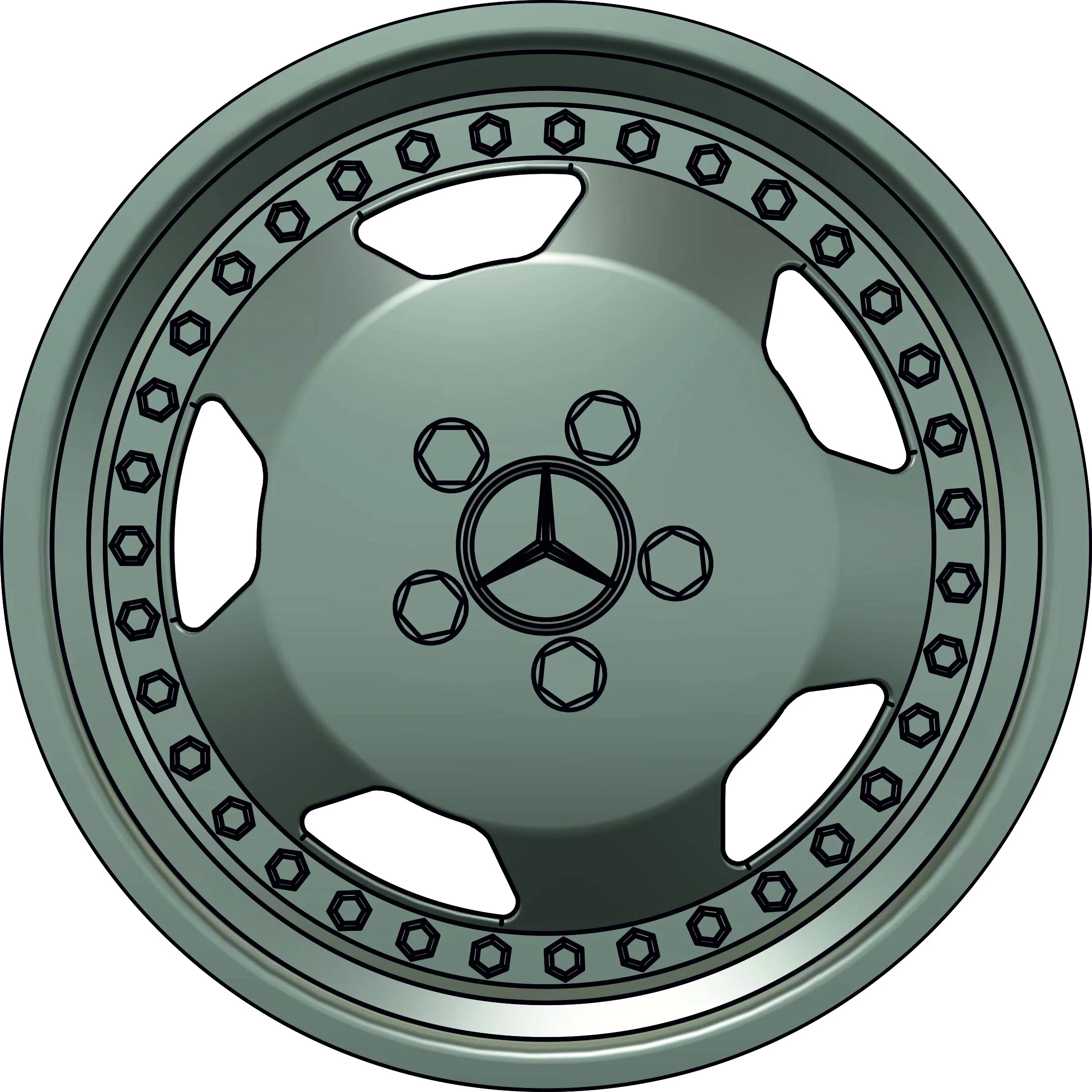 89 MERCEDES 560 SEC AMG — C1 Models